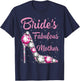 Mother's Fabulous Bride Happy Wedding Married Day Vintage T-Shirt - T-Shirt | Navy