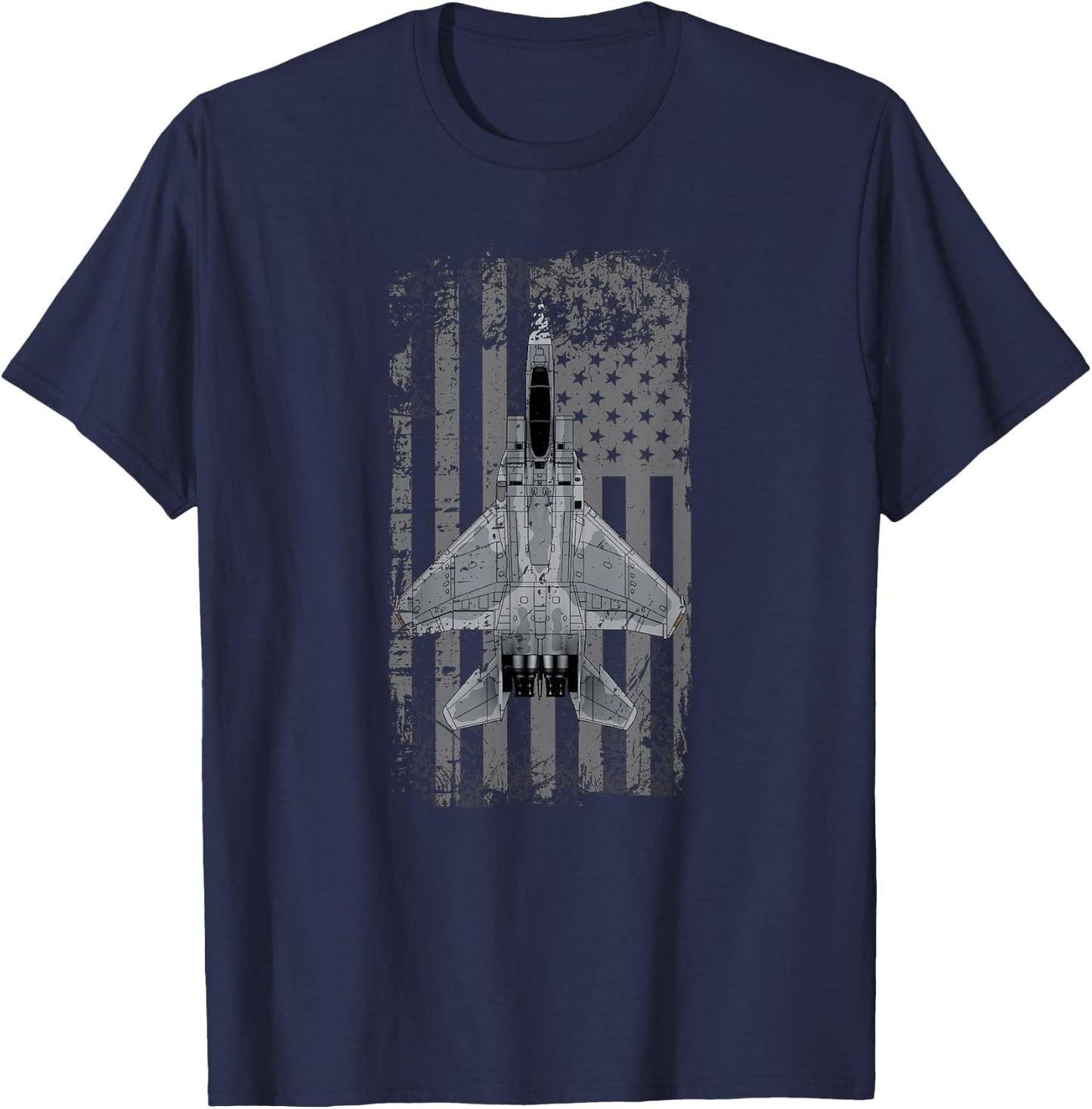 F-15 Eagle Military Pilot T-Shirt - T-Shirt | Navy