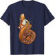 6 Year Old Bearded dragon Reptile 6th Birthday Party B-day T-Shirt - T-Shirt | Navy