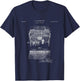 Hammond Organ Patent - music T-Shirt - T-Shirt | Navy