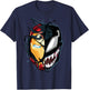 Marvel Spider-Man Maximum Venom Iron Man Big Face T-Shirt - T-Shirt | Navy