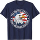 The Metric System Can't Measure Freedom 4th Of July Eagle T-Shirt - T-Shirt | Navy