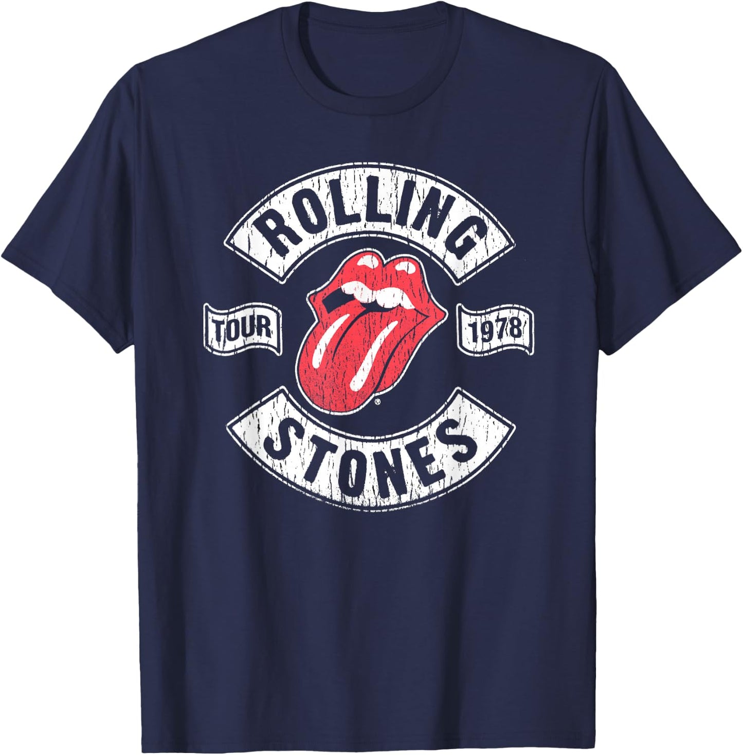 The Rolling Stones Tour 1978 T-Shirt - T-Shirt | Navy