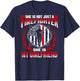 My Girlfriend Is Firefighter Hero Proud Fire Boyfriend Gifts T-Shirt - T-Shirt | Navy