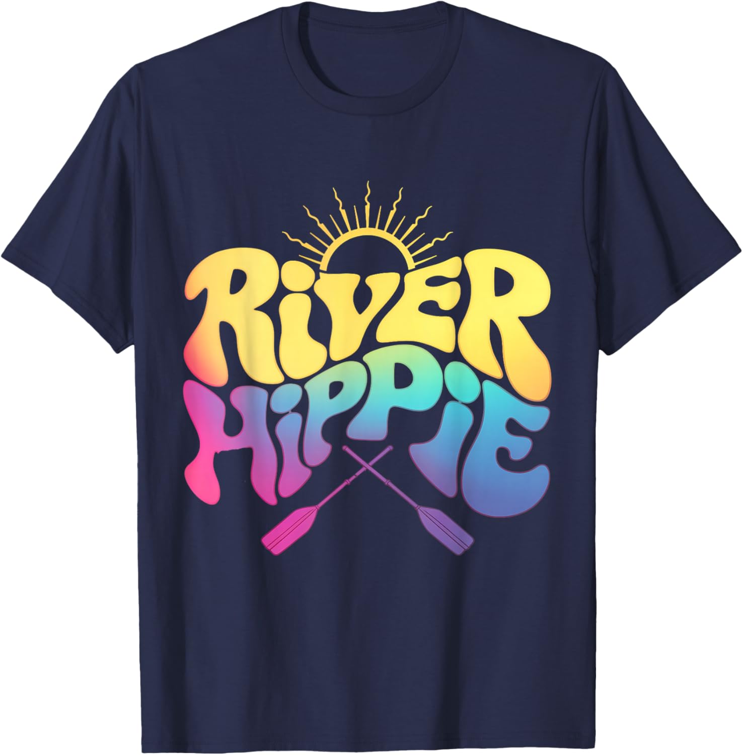 River Hippie T-Shirt - T-Shirt | Navy