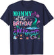 Mommy Of The Birthday Mermaid Family Matching Party Squad T-Shirt - T-Shirt | Navy