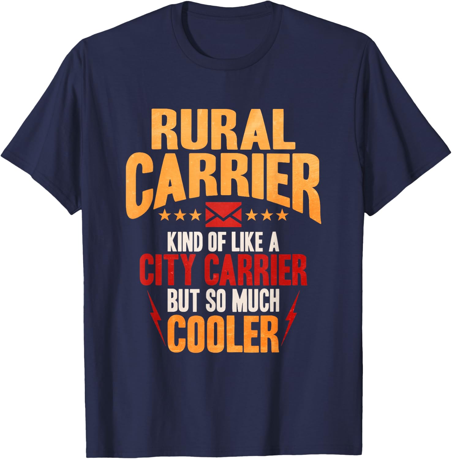 Rural Carrier Shirt Post Office T-Shirt - T-Shirt | Navy