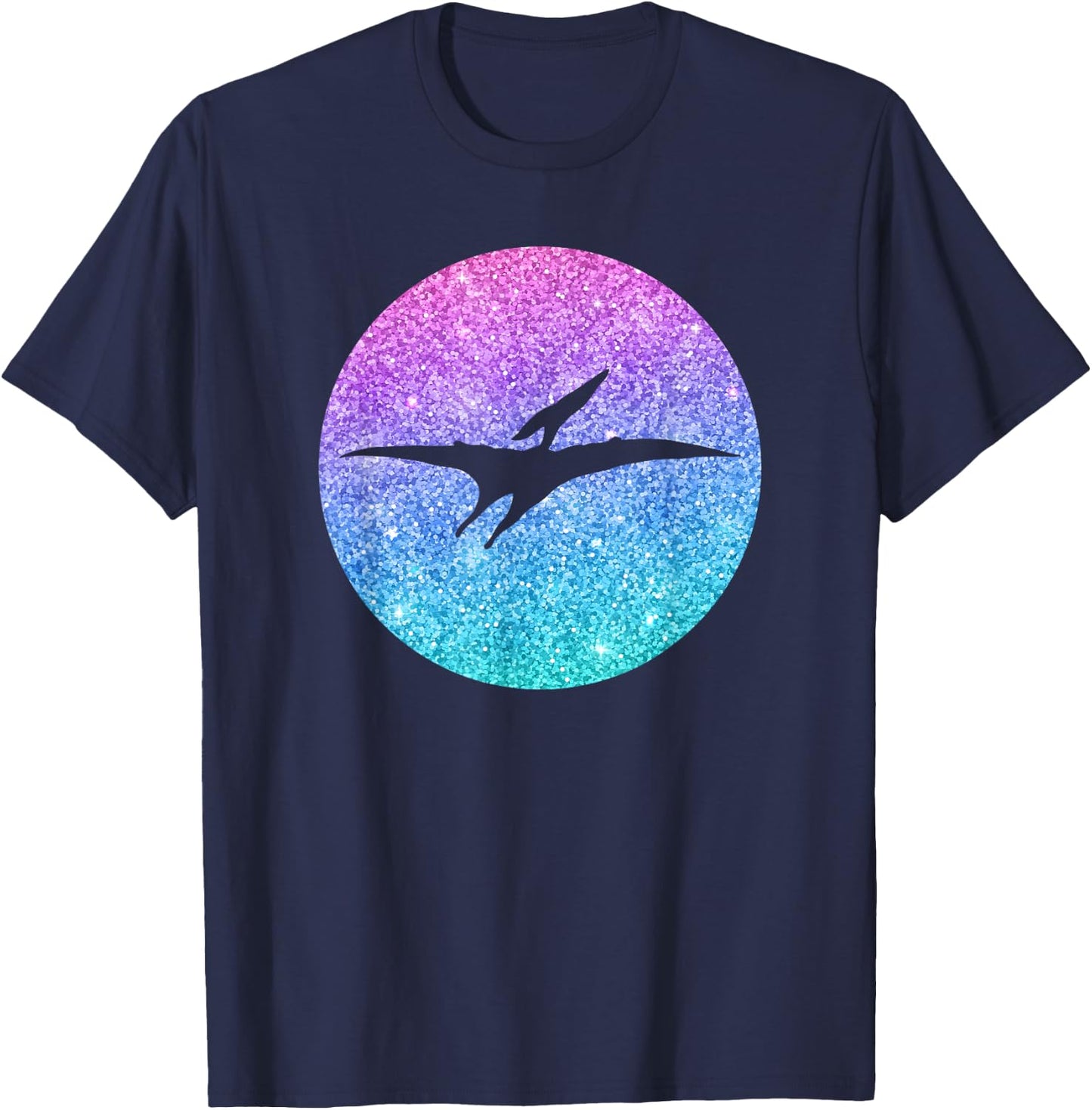 Cute Pterodactyl Dinosaur Gift Girls Teens And Women T-Shirt - T-Shirt | Navy
