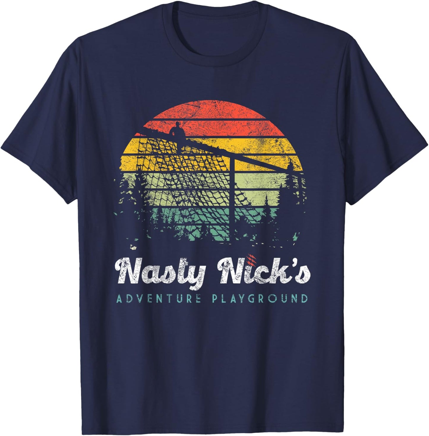 American Marauder: Nasty Nick's Adventure Playground T-Shirt - T-Shirt | Navy