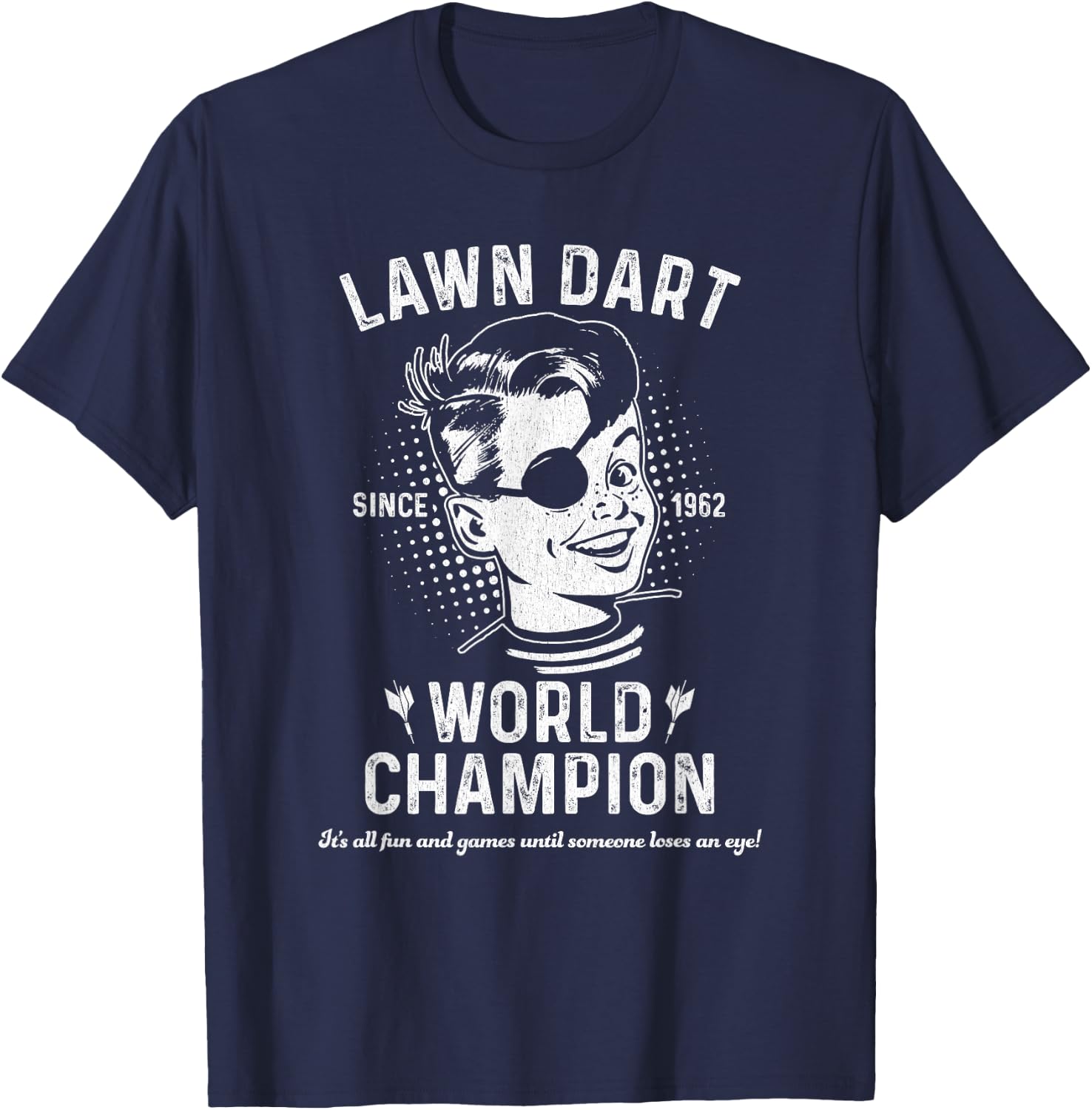 Lawn Dart World Champion T-Shirt - T-Shirt | Navy