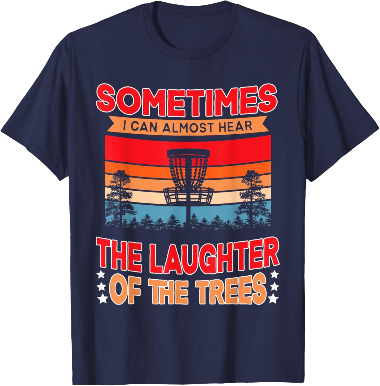 Funny Disc Golf Frisbee Player T-Shirt - T-Shirt | Navy