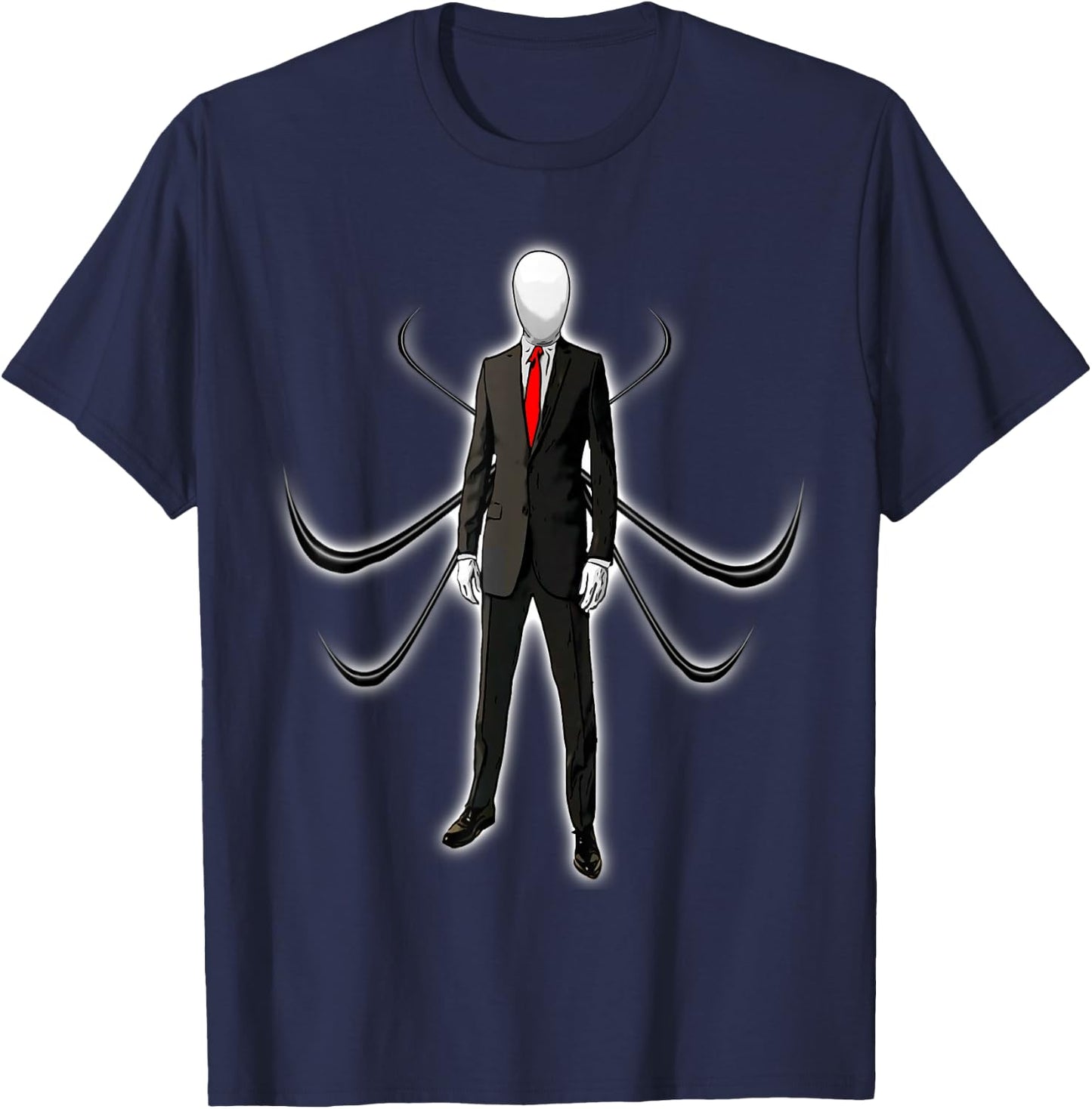 Slender Man T-Shirt - T-Shirt | Navy