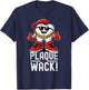 Funny Dentist Dental Hygiene Plaque is Wack Hip Hop T-Shirt - T-Shirt | Navy