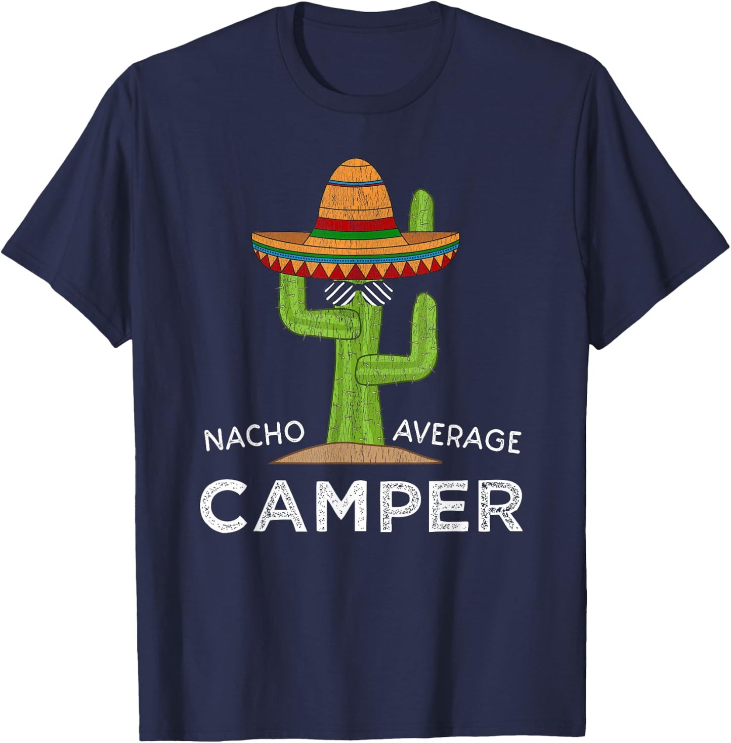 Fun Hilarious Camper Humor | Funny Saying Camping T-Shirt - T-Shirt | Navy