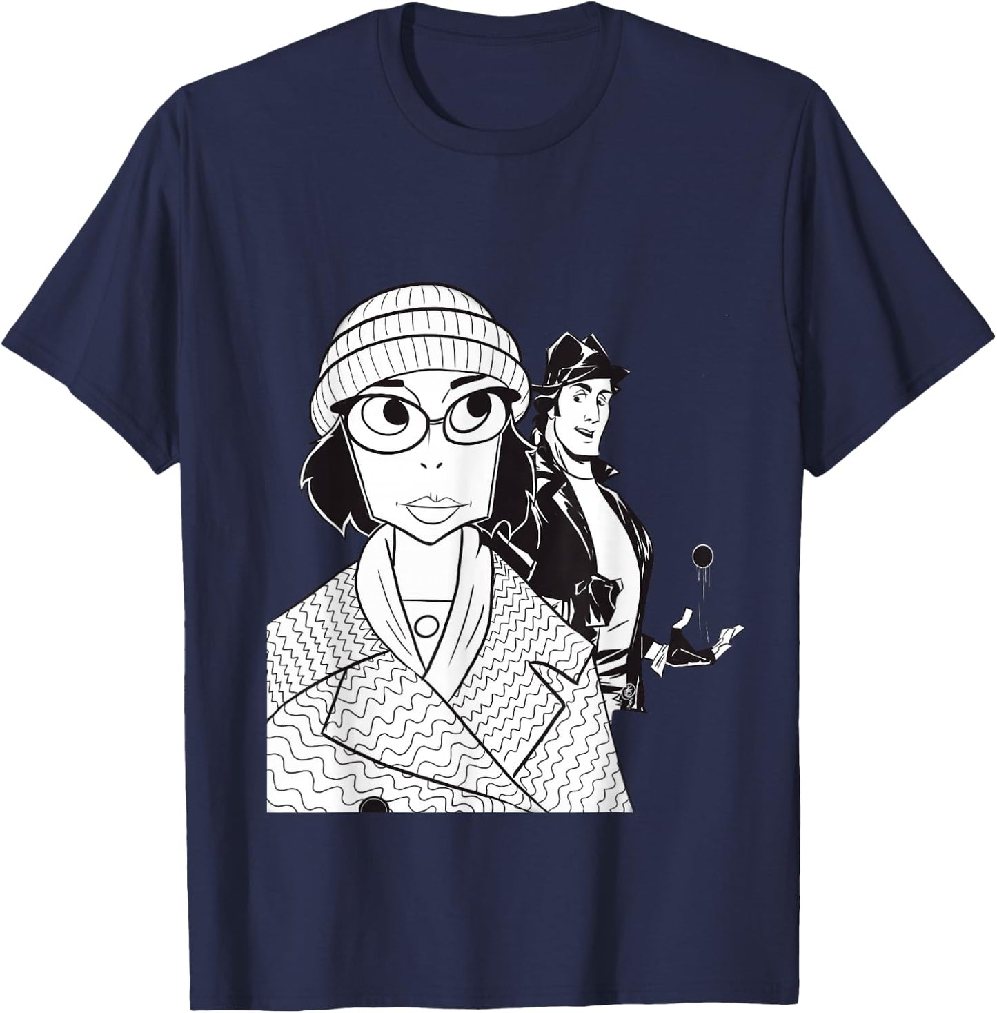 Adrian and Rocky cute lovely sweet T-Shirt - T-Shirt | Navy