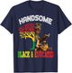 Handsome Black Educated African Black History African Kids T-Shirt - T-Shirt | Navy