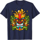 Hawaiian Tiki Mask Fire Totem God Of The Luau T-Shirt - T-Shirt | Navy