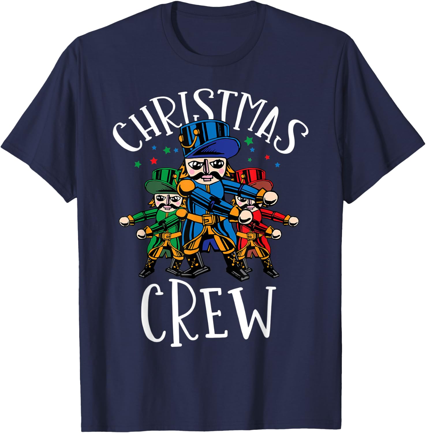 Nutcracker Shirt Christmas Crew Flossing Kids T-Shirt - T-Shirt | Navy