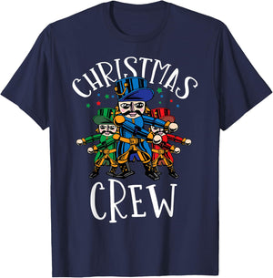 Nutcracker Shirt Christmas Crew Flossing Kids T-Shirt - T-Shirt | Navy