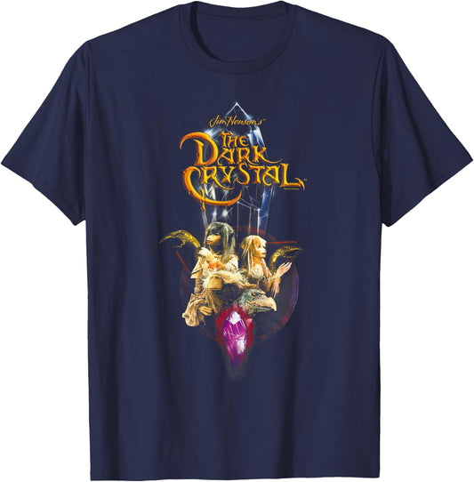 The Dark Crystal Crystal Quest T-Shirt - T-Shirt | Navy