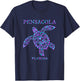 Pensacola Florida Sea Turtle Vacation Souvenir Boys Girls T-Shirt - T-Shirt | Navy