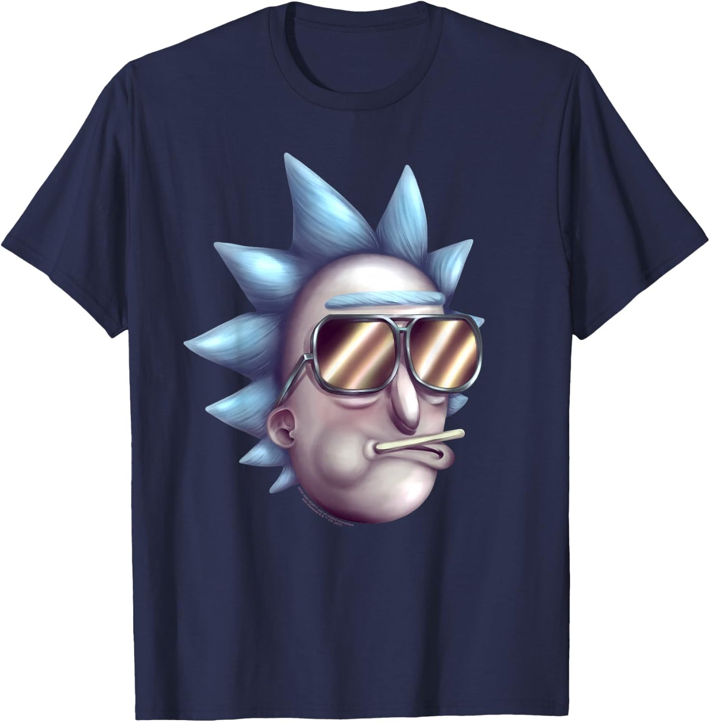 Rick and Morty Cool Rick Alternative Reality T-Shirt - T-Shirt | Navy
