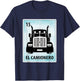 El Camionero Mexican Trucker Cards T-Shirt - T-Shirt | Navy
