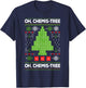 Periodic Table Tree Oh Chemistree Fun Chemistry Teacher Xmas Men Women Kids T-Shirt - T-Shirt | Navy