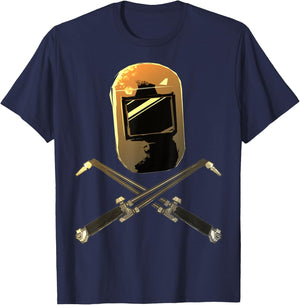 Welder Funny Welding Welder Gift T-Shirt - T-Shirt | Navy