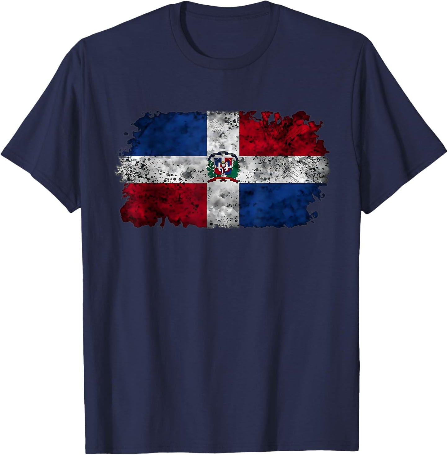 Dominican republic flag , dominican republic T-Shirt - T-Shirt | Navy