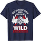 Wild Wildland Firefighter T-Shirt - T-Shirt | Navy