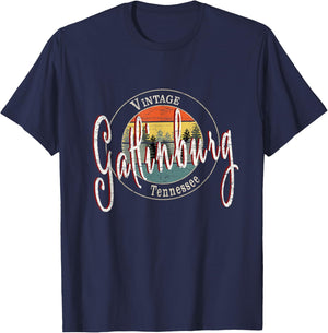 Vintage Gatlinburg Tennessee T-Shirt - T-Shirt | Navy