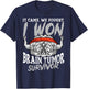 Brain Tumor Survivor Gift Cancer Survivor T-Shirt - T-Shirt | Navy