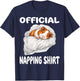 Guinea Pig Official Napping shirt Pajamas Nightgown T-Shirt - T-Shirt | Navy