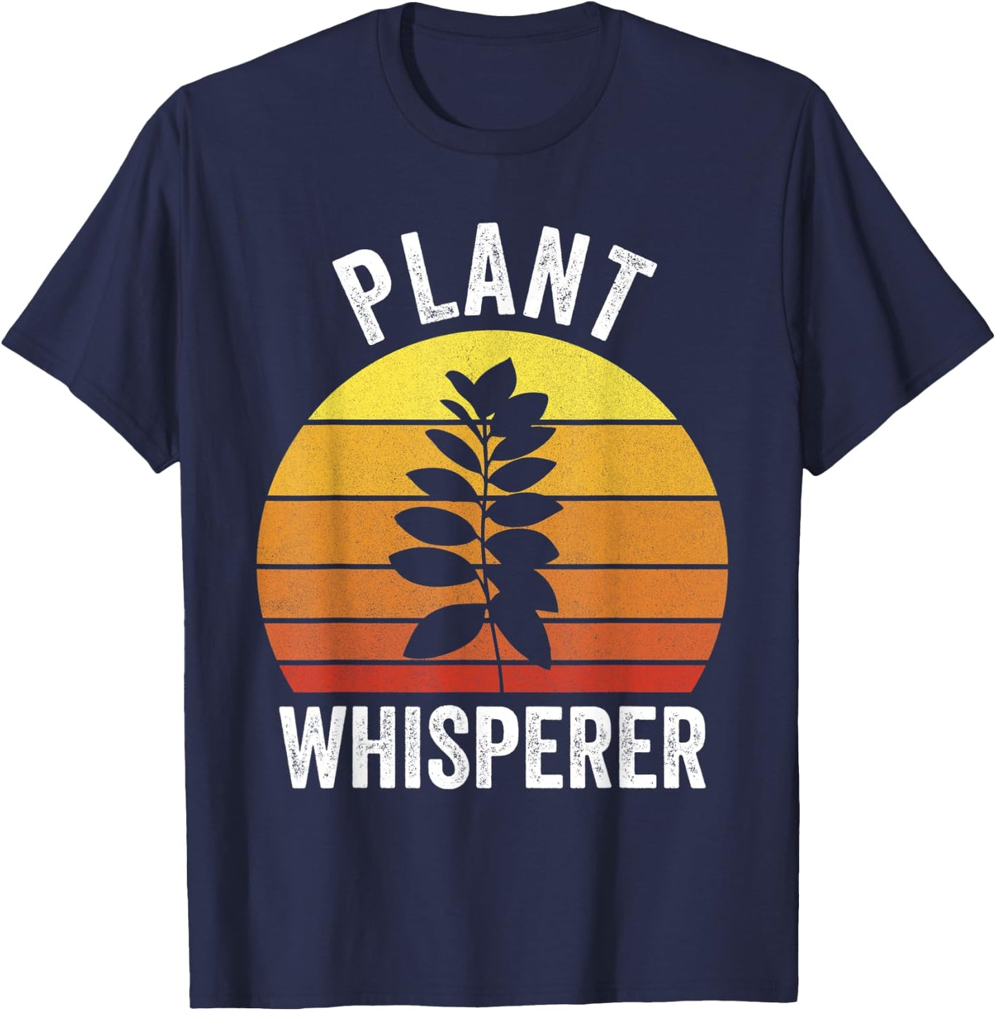 Retro Plant Whisperer Shirt Funny Hobby Gardening Gardener T-Shirt - T-Shirt | Navy