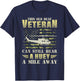 This Old Deaf Veteran Can Still Hear a Huey A Mile Away Camo T-Shirt - T-Shirt | Navy
