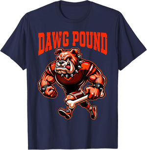 Retro Cleveland Name Pride Classic Art DAWG Dogs Pound Gifts T-Shirt - T-Shirt | Navy