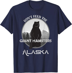 Funny Alaska Grizzly Bear Gift Kodiak Grizzlies Souvenir T-Shirt - T-Shirt | Navy