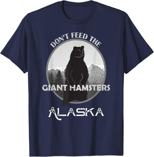 Funny Alaska Grizzly Bear Gift Kodiak Grizzlies Souvenir T-Shirt - T-Shirt | Navy