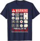 Elevator Button Elevator Mechanic Technician T-Shirt - T-Shirt | Navy