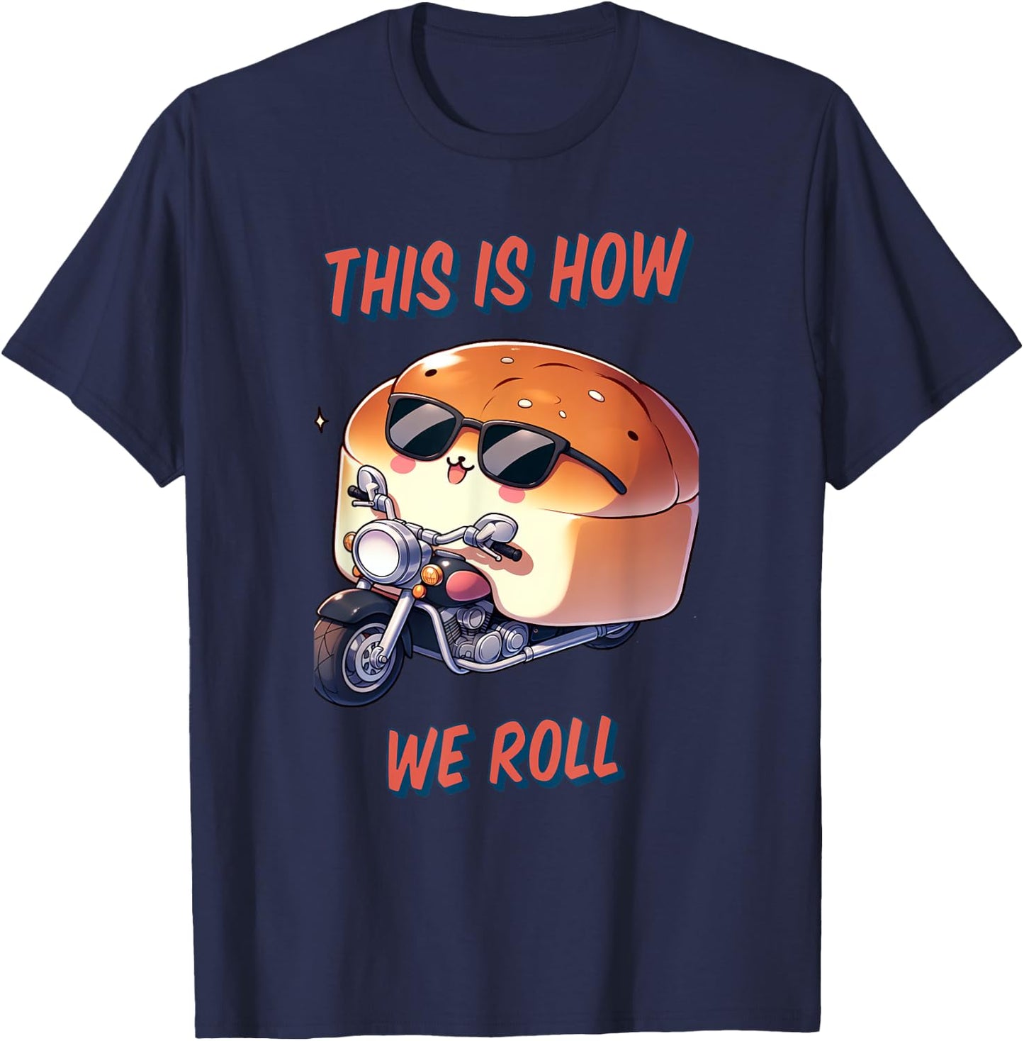 Funny Thanksgiving dinner Christmas dinner food Pun T-Shirt - T-Shirt | Navy