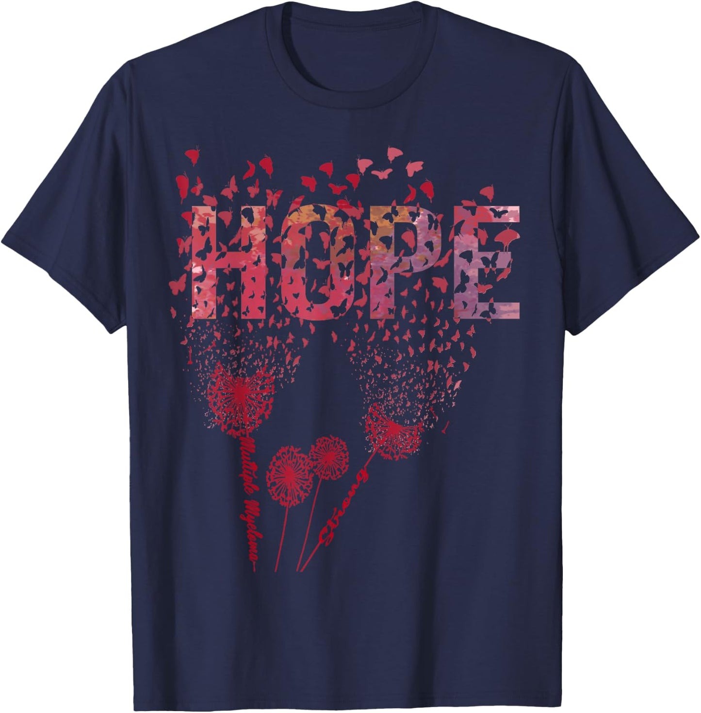 Multiple Myeloma Awareness T-Shirt - T-Shirt | Navy