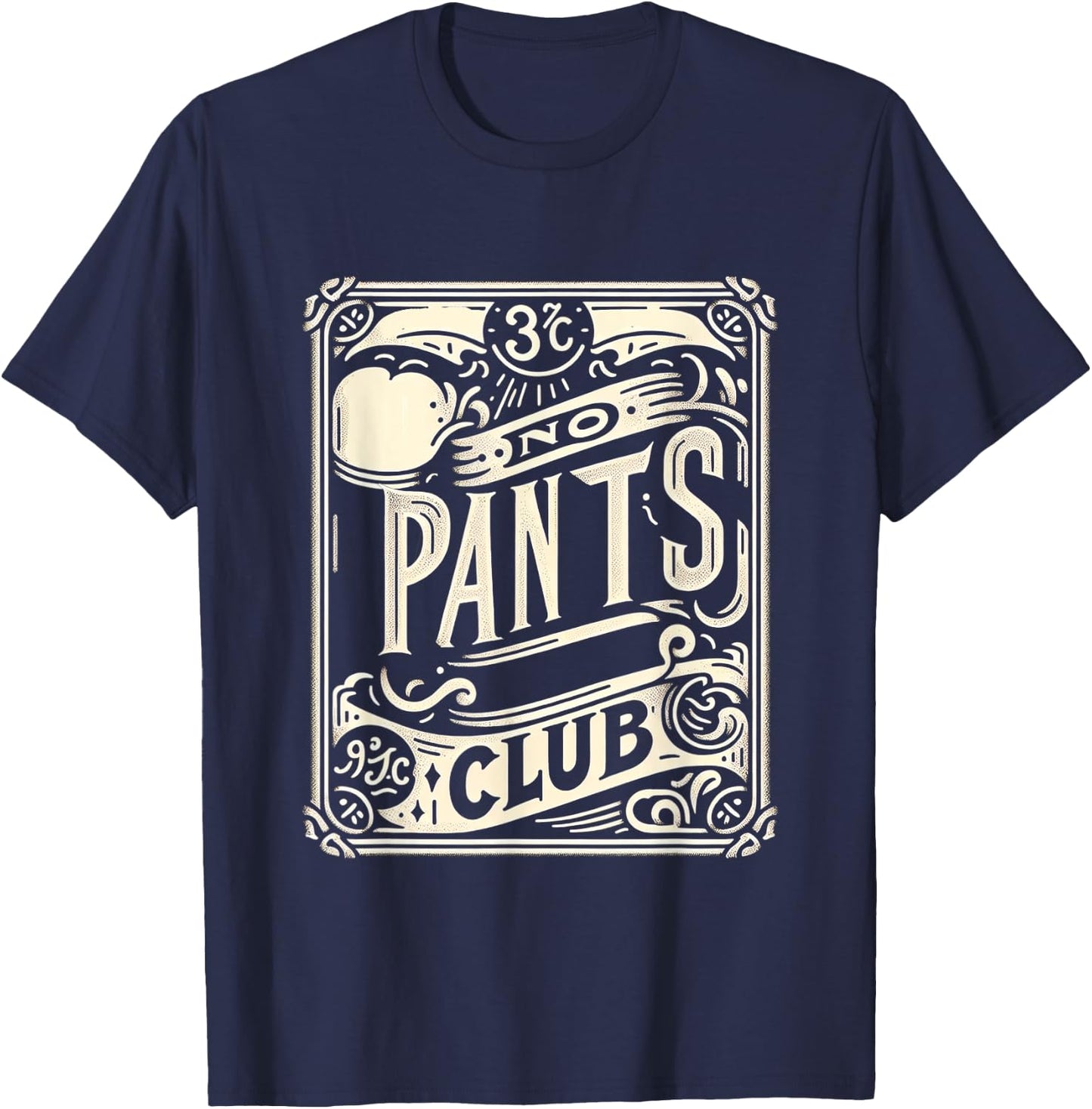 No Pants Club T-Shirt - T-Shirt | Navy