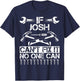 JOSH Fix It Funny Birthday Personalized Name Dad Gift T-Shirt - T-Shirt | Navy