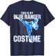 Power Rangers Blue Ranger Halloween Costume T-Shirt - T-Shirt | Navy