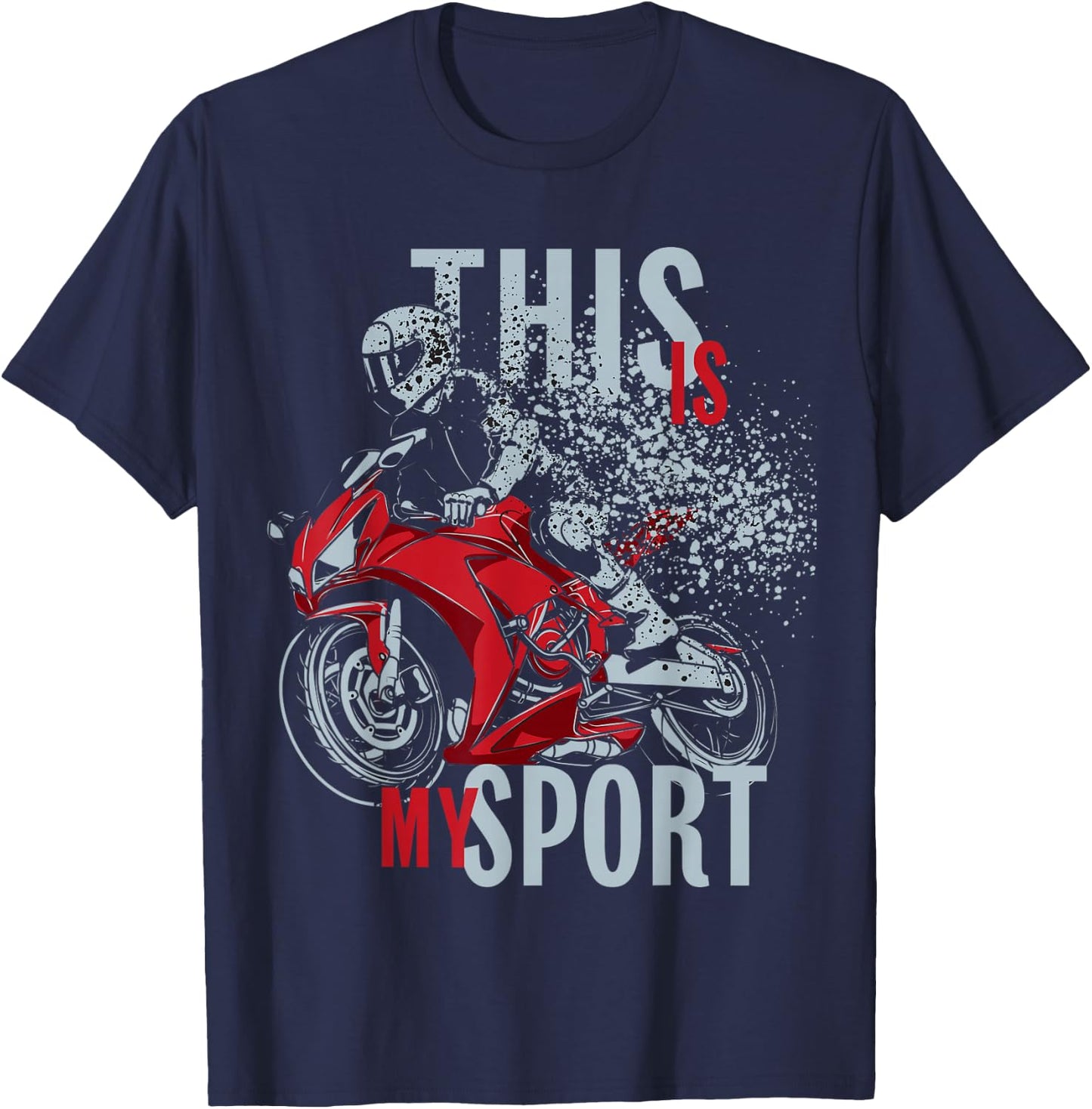 CBR This Is My Sport T-Shirt - T-Shirt | Navy