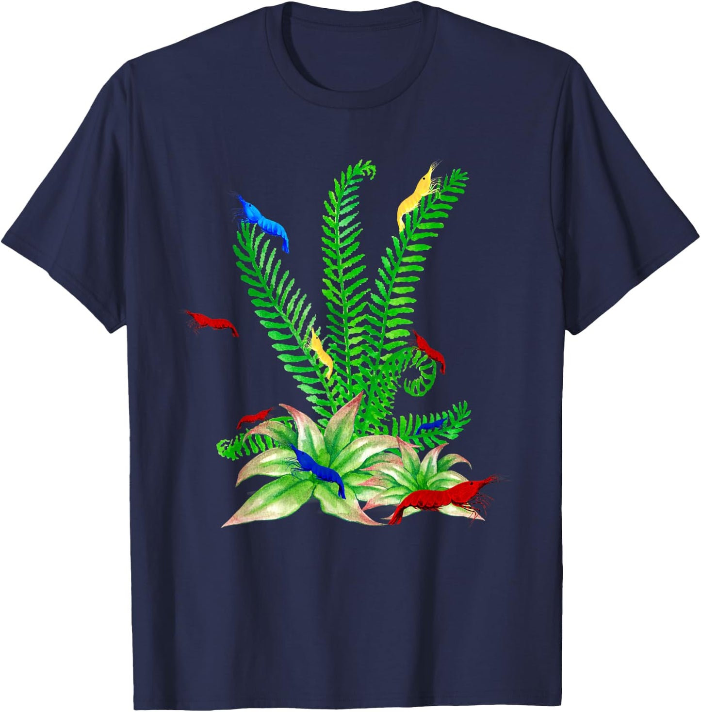 Cherry Shrimp Neocaridina Breeder Aquarium Fish Tank Gift T-Shirt - T-Shirt | Navy