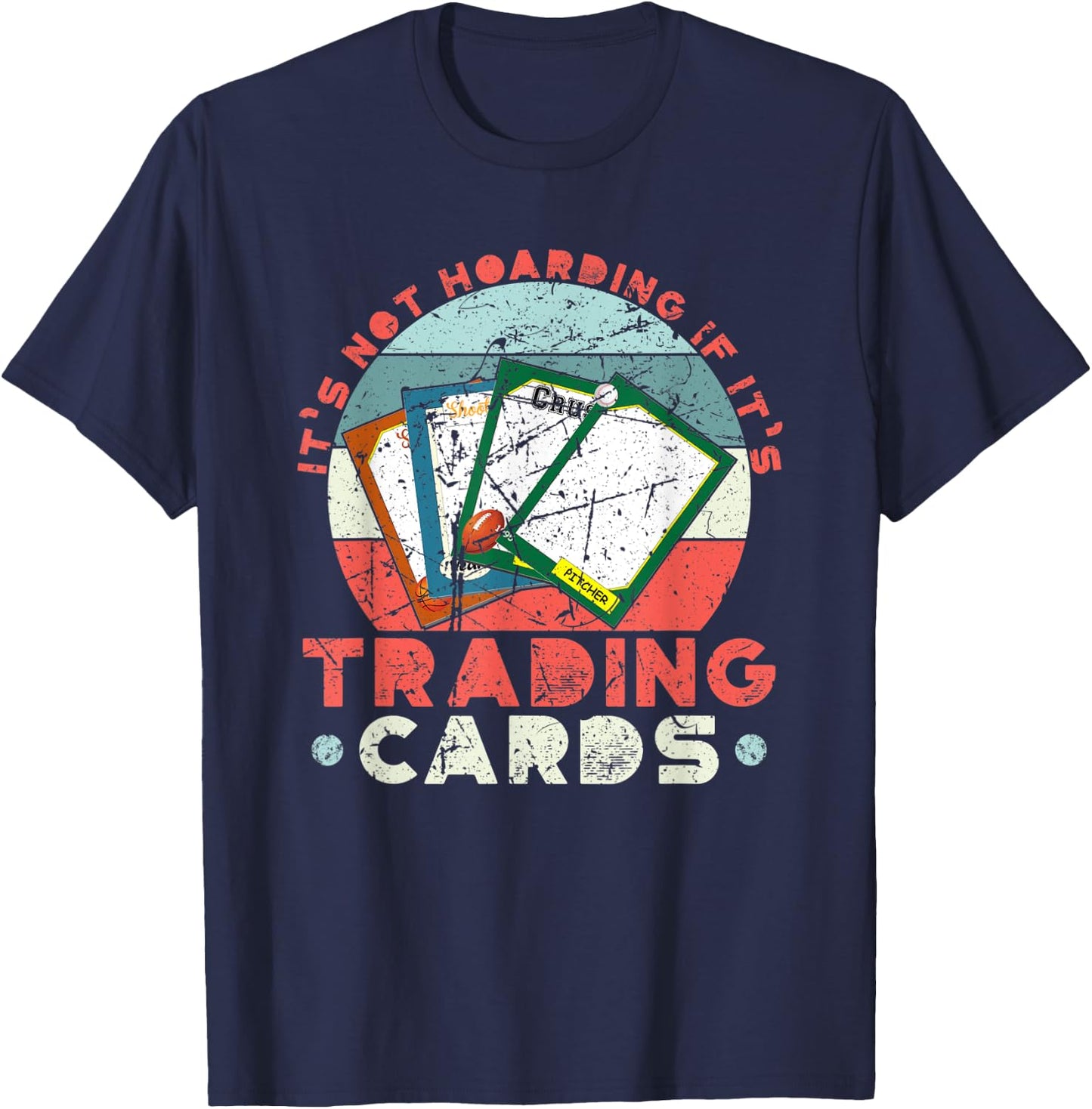 Funny TCG Trading Card Game Collect Deck Building T-Shirt - T-Shirt | Navy