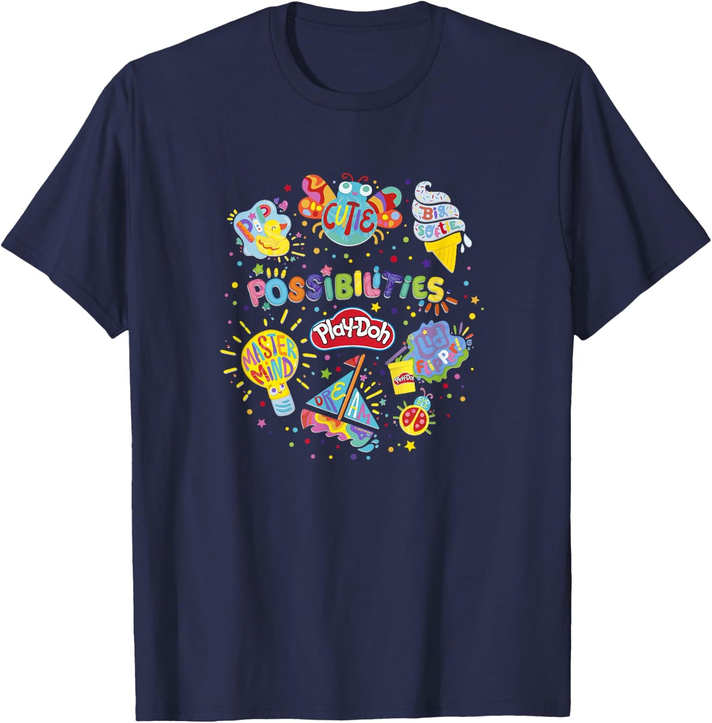 Play-Doh Possibilities Collage T-Shirt - T-Shirt | Navy