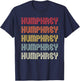 HUMPHREY Gift Surname Funny Retro Vintage Birthday Reunion T-Shirt - T-Shirt | Navy